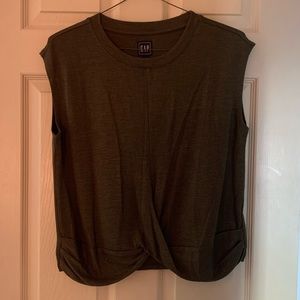 Forest Green Gap Crossover Shirt - Size M